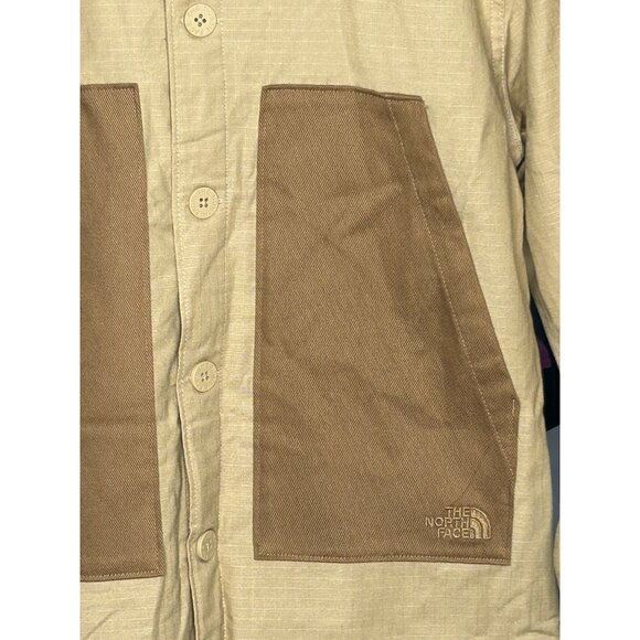 The North Face Field Shacket Pockets Button Front Utility Barn Coat Standard Fit - Picture 3 of 9